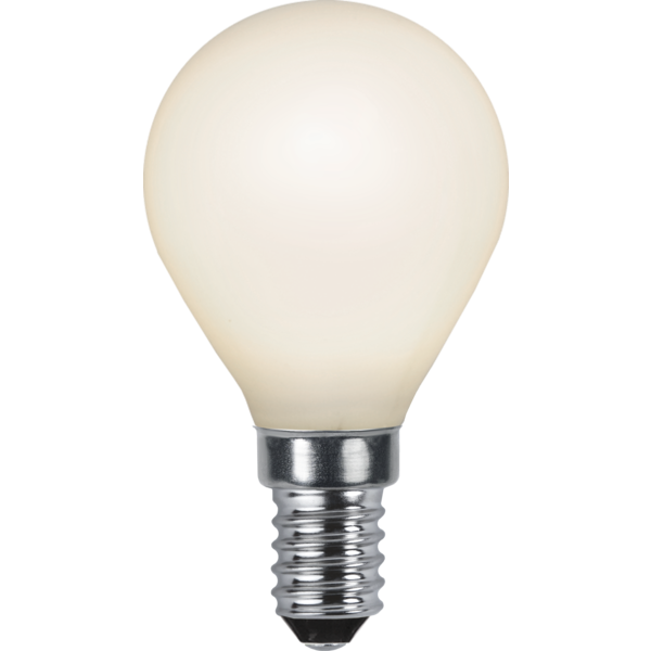 Mynd af LED LAMP E14 P45 OPAQUE FILAMENT RA90
