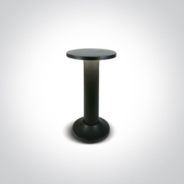 Mynd af Led staur Svartur  30cm