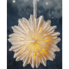 Mynd af Star Cloud stjarna í glugga 45 cm.  Hvít