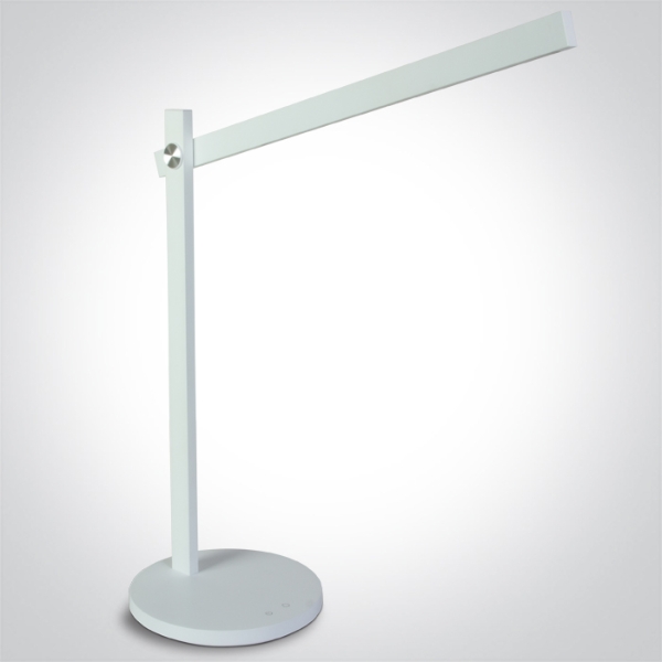 Mynd af One light borðlampi Hvítur