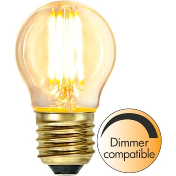 Mynd af LED LAMP E27 G45 SOFT GLOW DIMMABLE