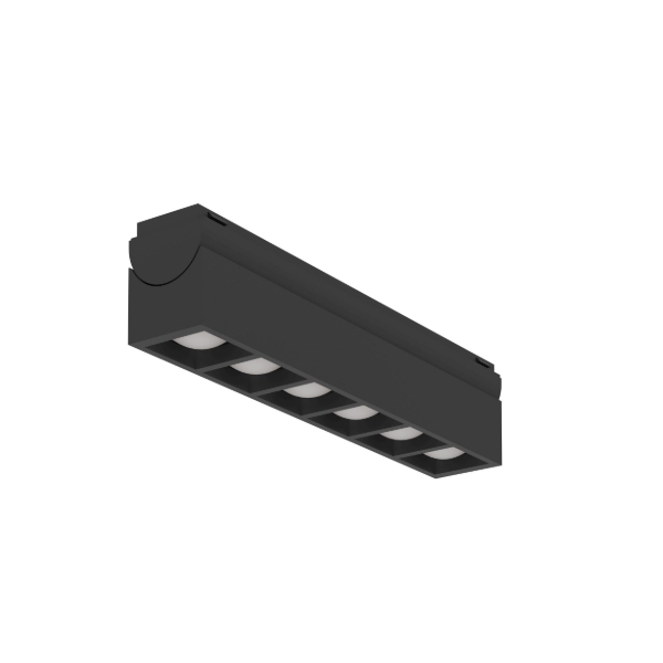 Mynd af 6 LED ljós á braut