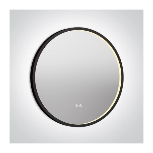 Mynd af Mirror LED 20W Round Black