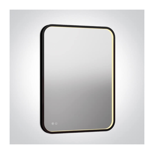 Mynd af Mirror LED 20W Square Black
