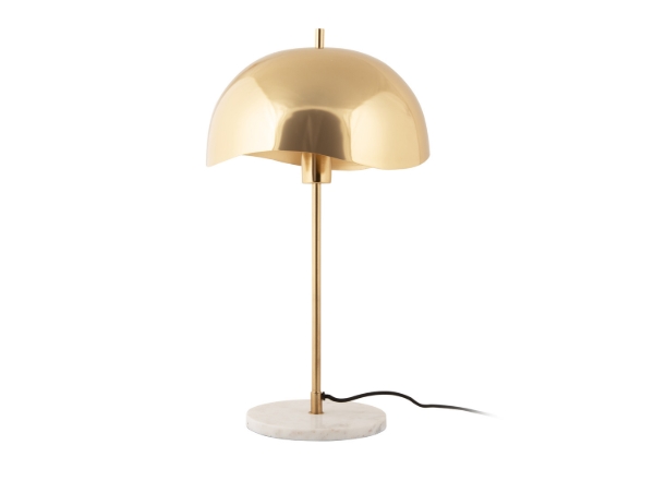 Mynd af Waved Dome Borðlampi Gold Plated