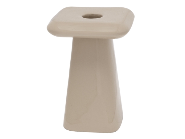 Mynd af Candle Holder Roca Medium Warm Grey