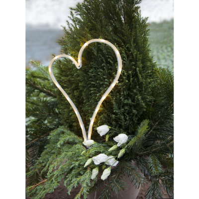 Mynd af Leiðishjarta  39 cm. fyrir rafhlöðu