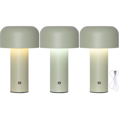 Mynd af Hleðsluborðlampi Bobby grænn