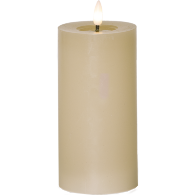 Mynd af Pillar kerti 15cm beige