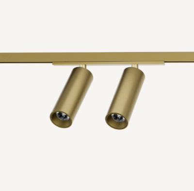 Mynd af Lumira Lux Tubedouble Spot LED 2700k Champagne